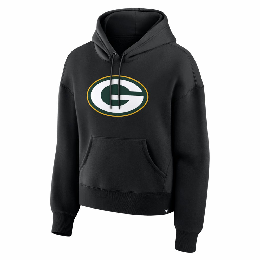 Green Bay Packers Women's Essential Legacy Hoodie Black | Fanatics
