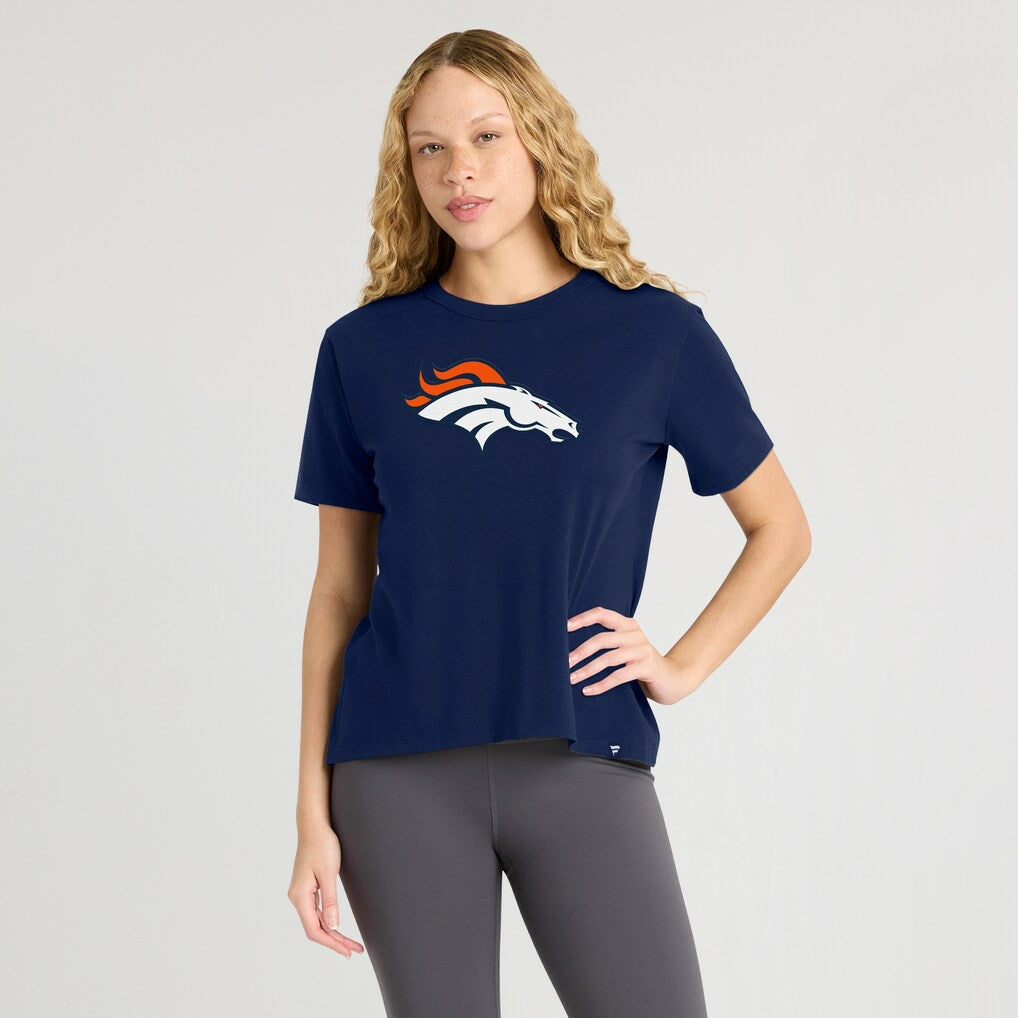 Denver Broncos Women's Essential Legacy T-Shirt Navy | Fanatics