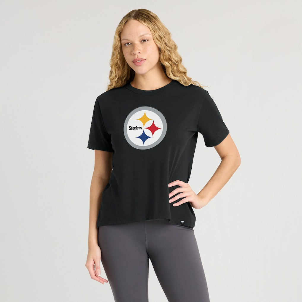 Pittsburgh Steelers Women's Essential Legacy T-Shirt Black | Fanatics
