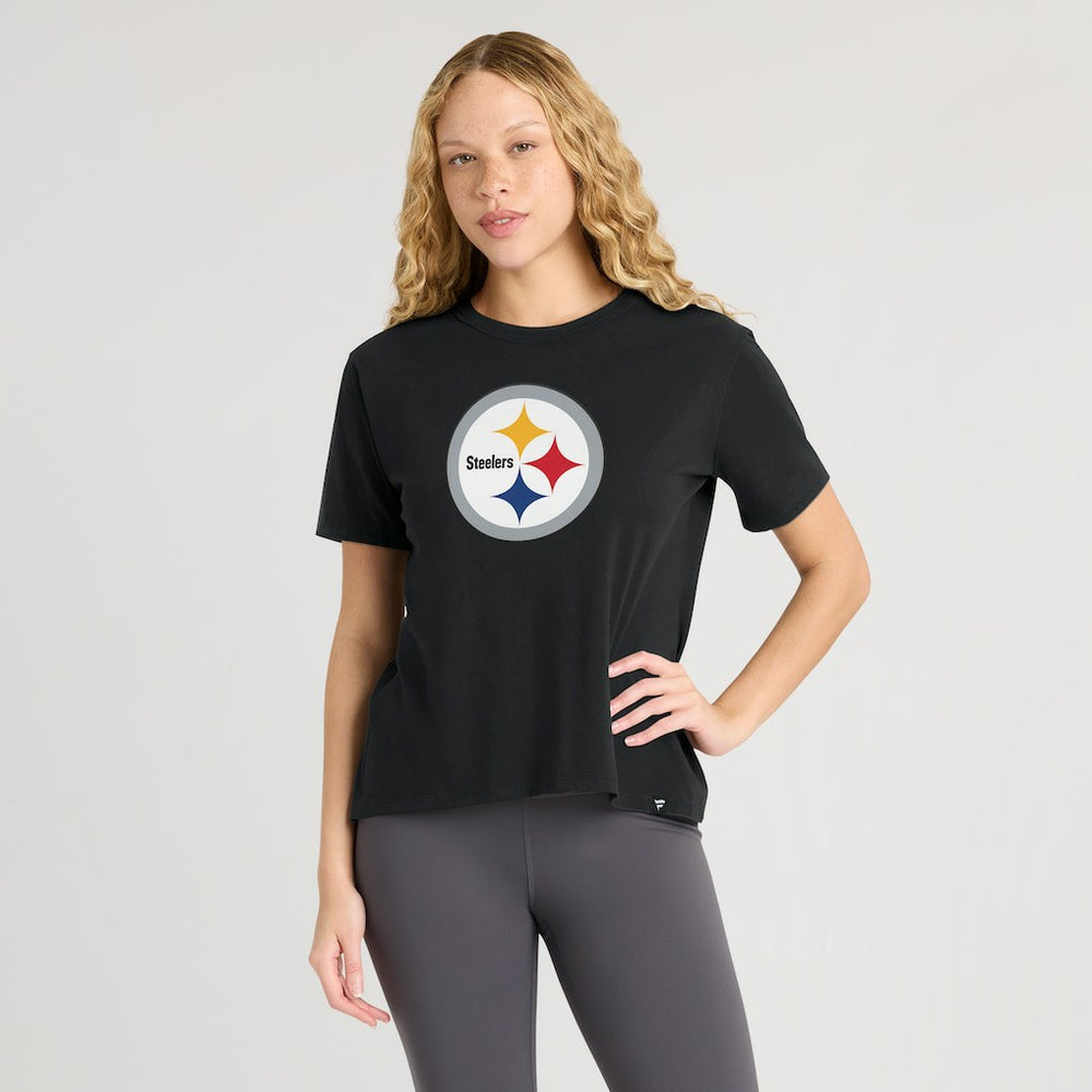 Pittsburgh Steelers Women's Essential Legacy T-Shirt Black | Fanatics