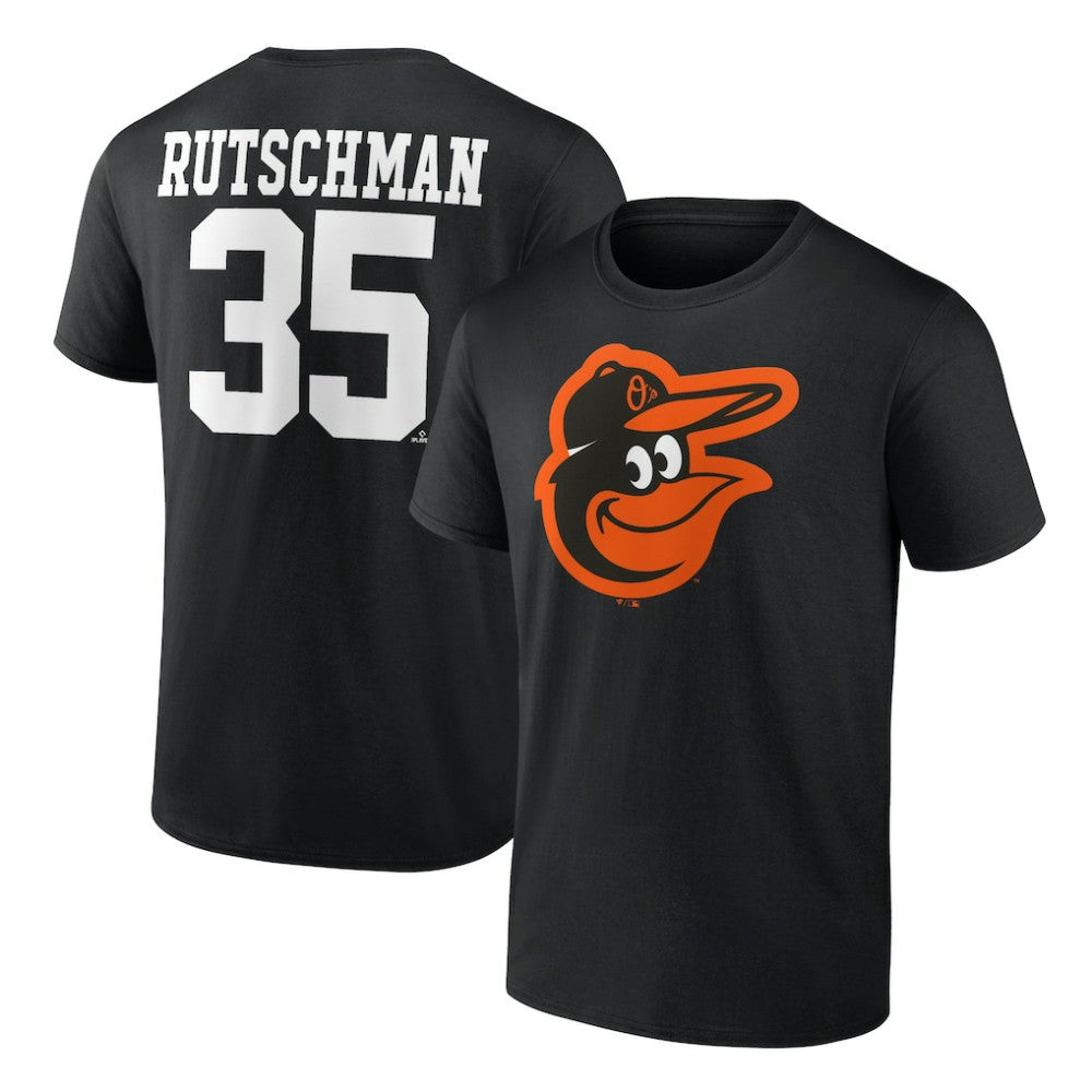 Adley Rutschman Baltimore Orioles Player Icon Name & Number T-Shirt - MLB