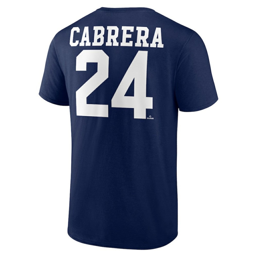 Miguel Cabrera Detroit Tigers Player Icon Name & Number T-Shirt - MLB