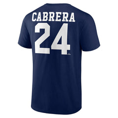 Miguel Cabrera Detroit Tigers Player Icon Name & Number T-Shirt - MLB