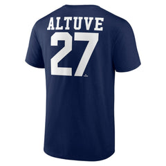 Jose Altuve Houston Astros Player Icon Name & Number T-Shirt - MLB