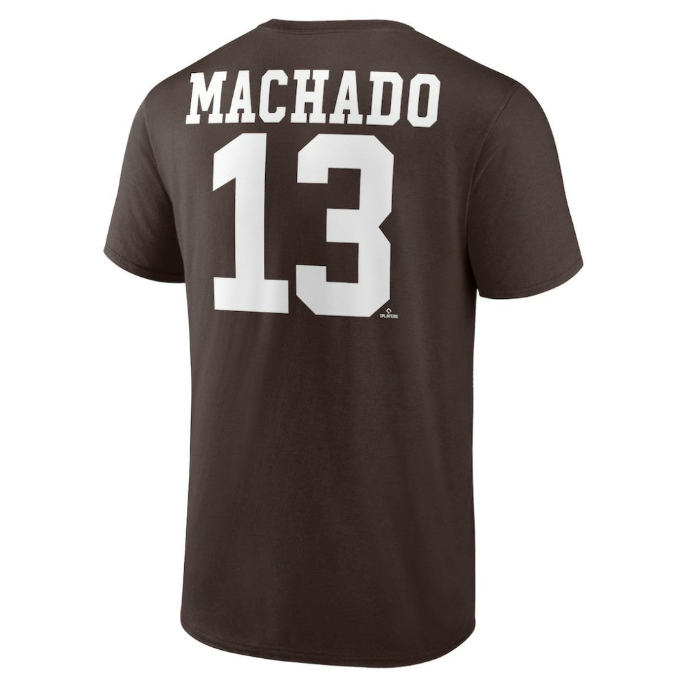 Manny Machado San Diego Padres Player Icon Name & Number T-Shirt - MLB