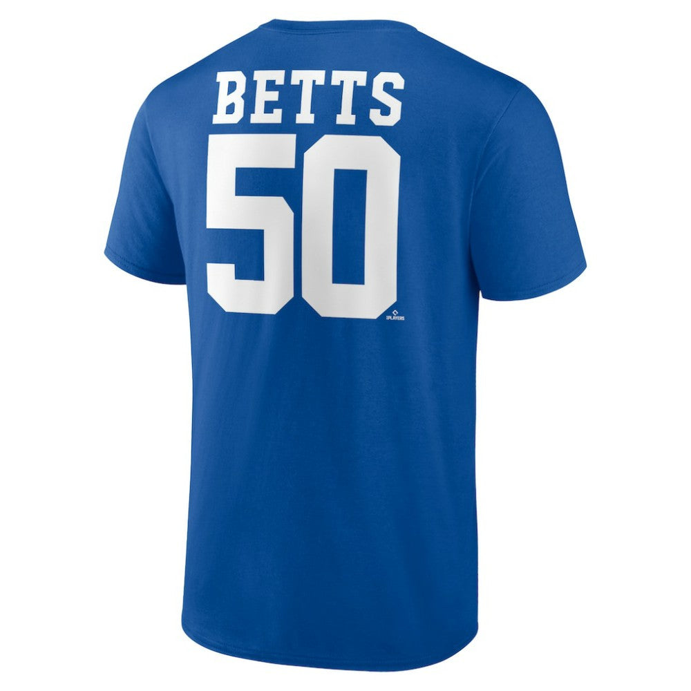 Mookie Betts Los Angeles Dodgers Player Icon Name & Number T-Shirt - MLB
