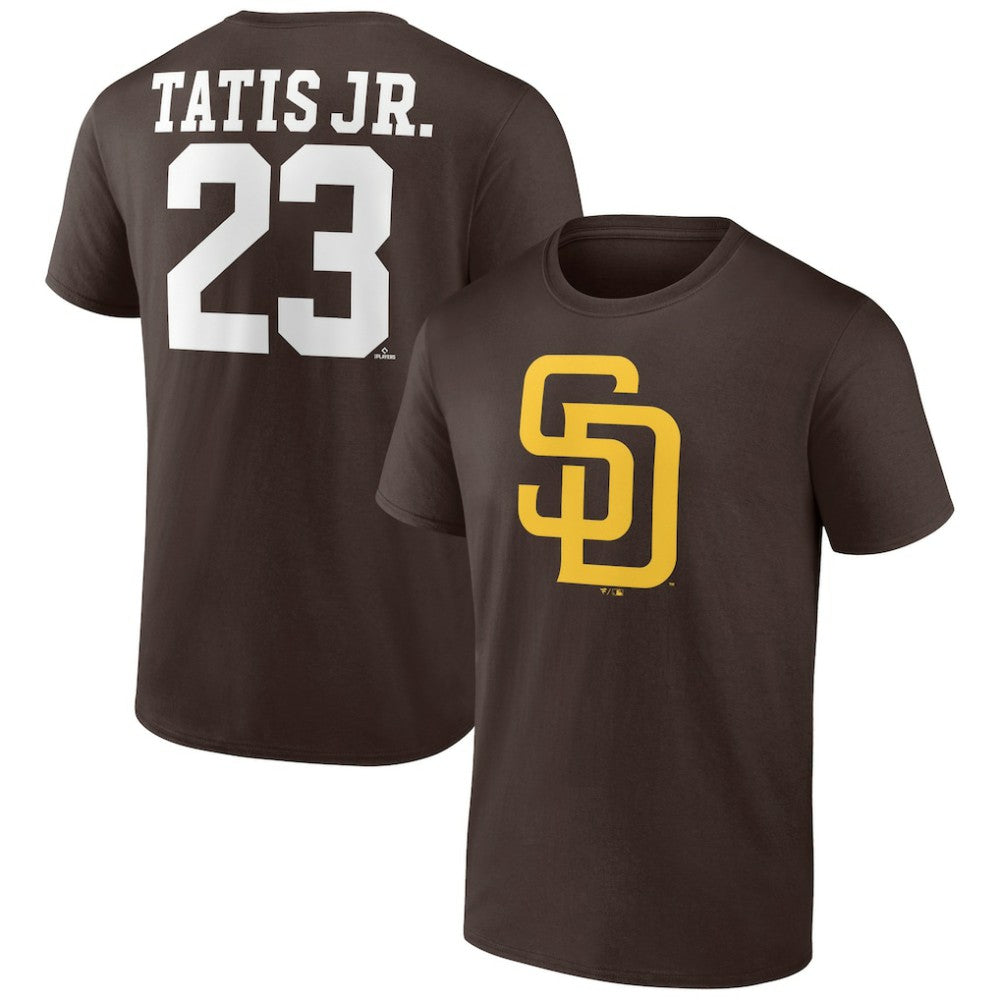 Fernando Tatis Jr. San Diego Padres Player Icon Name & Number T-Shirt - MLB
