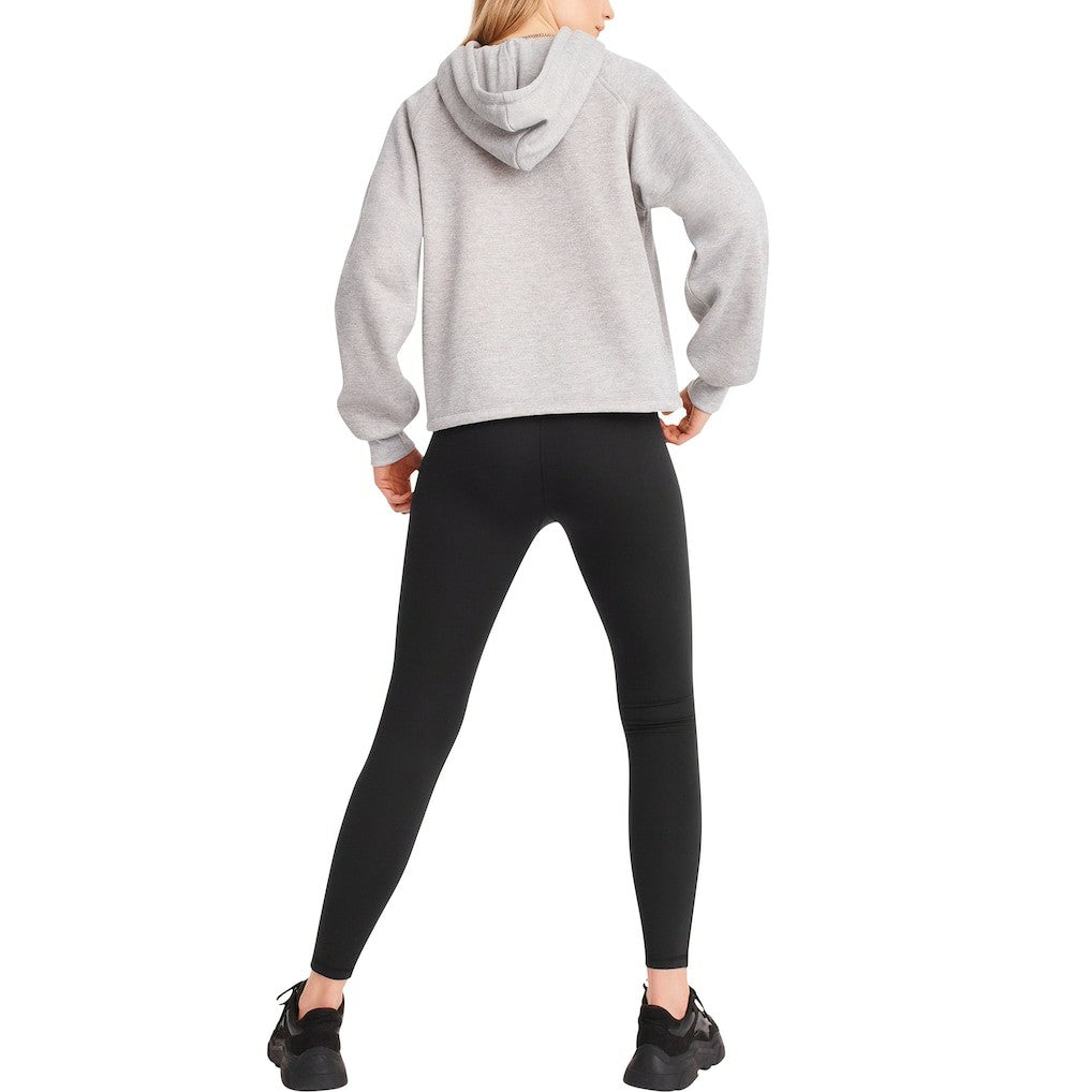 Los Angeles Rams DKNY Sport Women's Debbie Dolman Raglan Pullover Hoodie Heather Gray | NFL