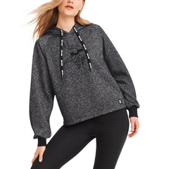 Minnesota Vikings DKNY Sport Women's Debbie Dolman Raglan Pullover Hoodie Black | NFL