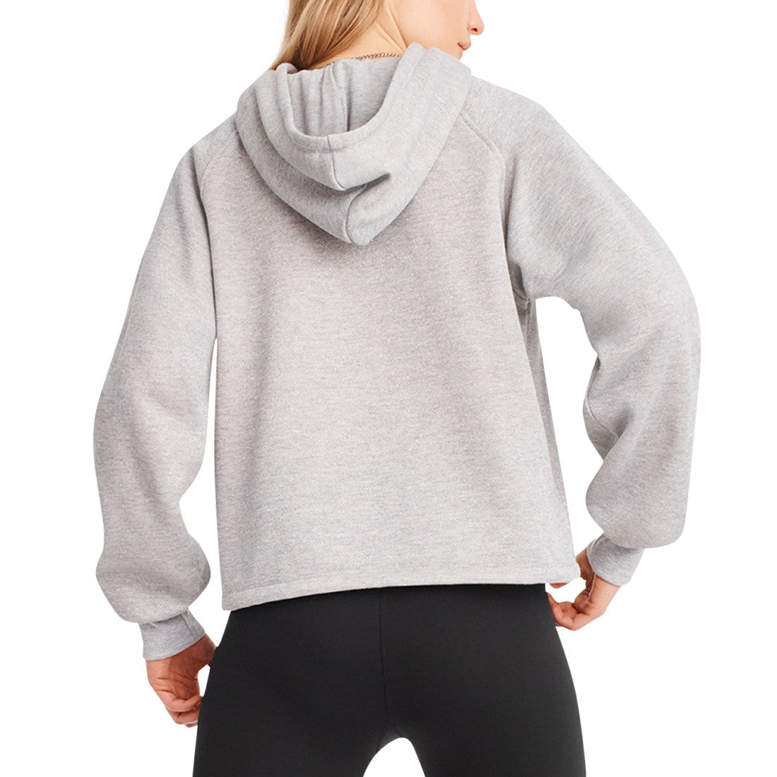 Tampa Bay Buccaneers DKNY Sport Women's Debbie Dolman Raglan Pullover Hoodie Heather Gray | NFL