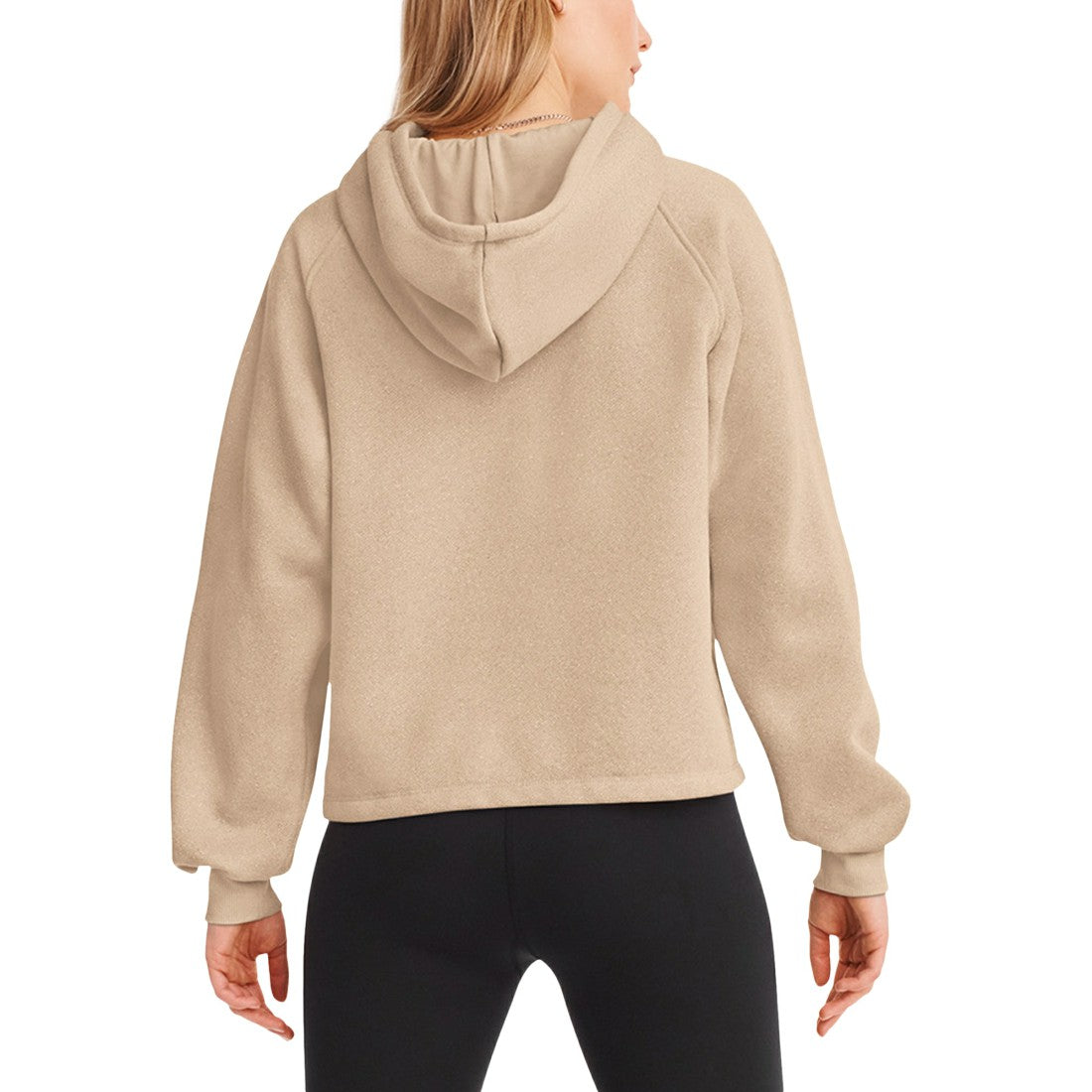 Tennessee Titans DKNY Sport Women's Debbie Dolman Raglan Pullover Hoodie Cream | NFL