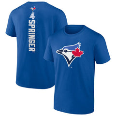 George Springer Toronto Blue Jays Playmaker Name & Number T-Shirt - MLB