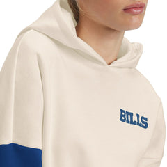 Buffalo Bills Tommy Hilfiger Women's Harriet Pullover Hoodie Cream/Royal | NFL