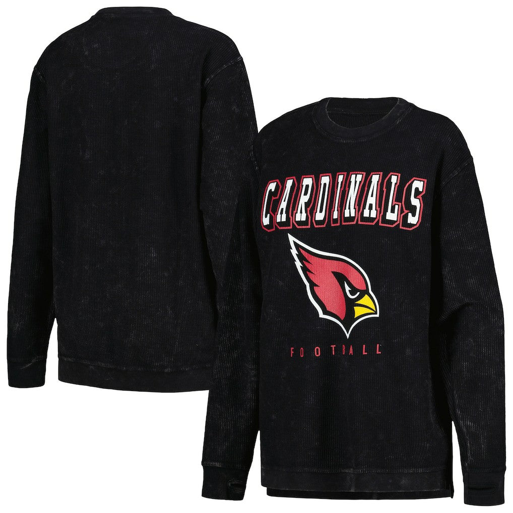 Arizona Cardinals G-III 4Her by Carl Banks Women's Comfy Cord Pullover Sweatshirt Black | NFL