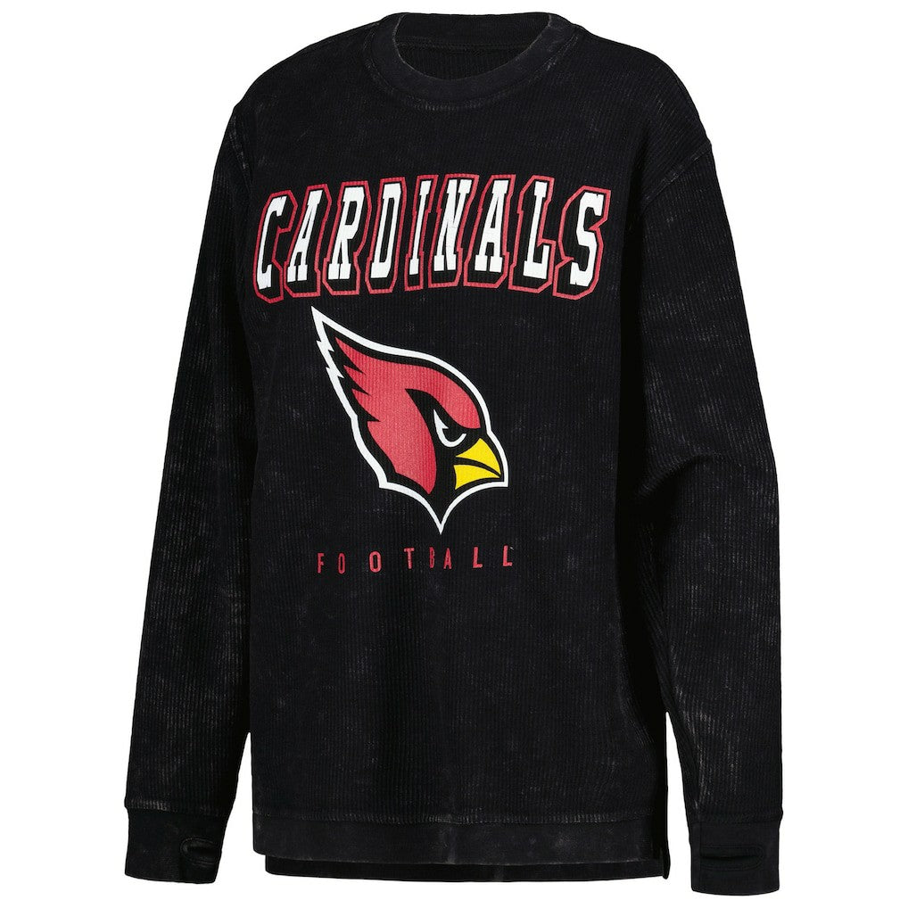 Arizona Cardinals G-III 4Her by Carl Banks Women's Comfy Cord Pullover Sweatshirt Black | NFL