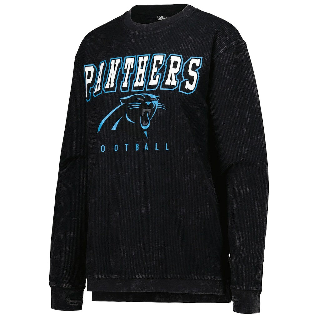 Carolina Panthers G-III 4Her by Carl Banks Women's Comfy Cord Pullover Sweatshirt Black | NFL