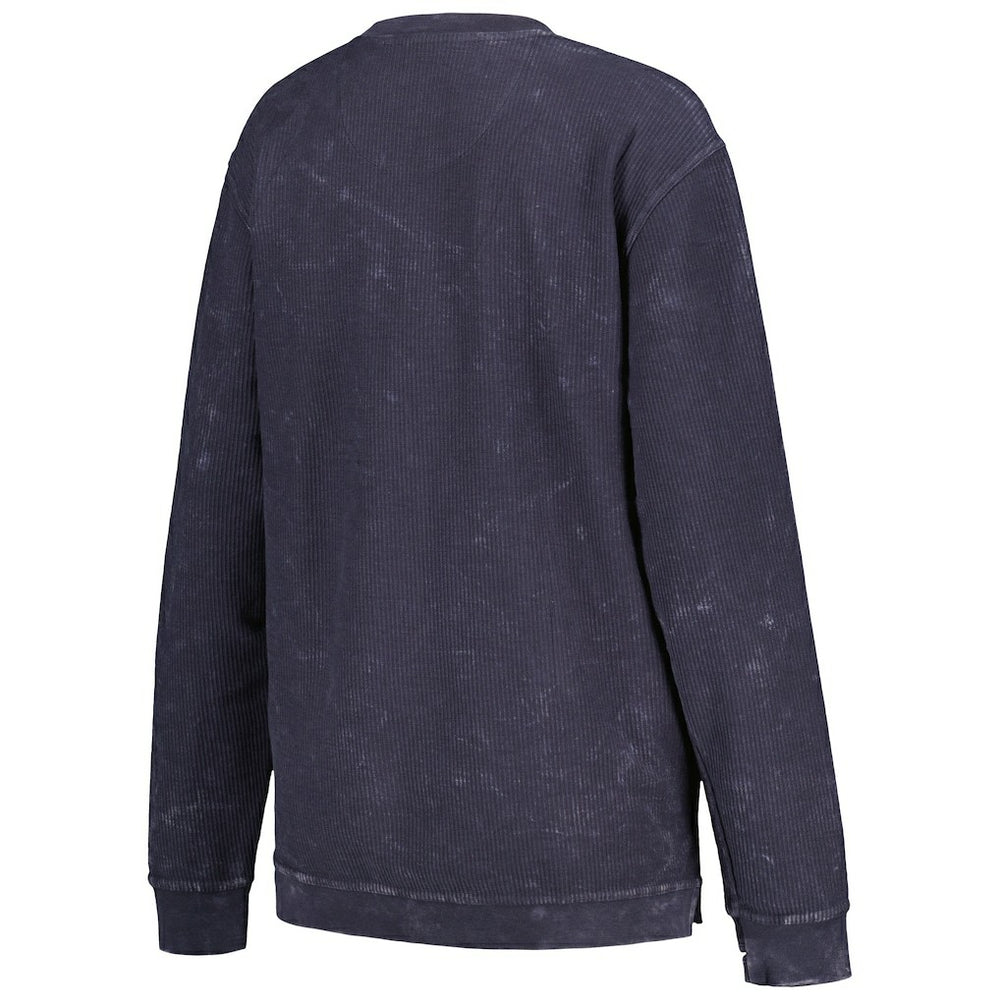 Denver Broncos G-III 4Her by Carl Banks Women's Comfy Cord Pullover Sweatshirt Navy | NFL
