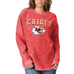 Kansas City Chiefs G-III 4Her by Carl Banks Women's Comfy Cord Pullover Sweatshirt Red | NFL