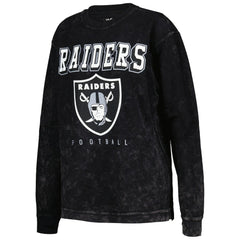 Las Vegas Raiders G-III 4Her by Carl Banks Women's Comfy Cord Pullover Sweatshirt Black | NFL