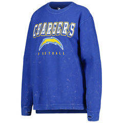 Los Angeles Chargers G-III 4Her by Carl Banks Women's Comfy Cord Pullover Sweatshirt Powder Blue | NFL