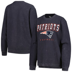 New England Patriots G-III 4Her by Carl Banks Women's Comfy Cord Pullover Sweatshirt Navy | NFL