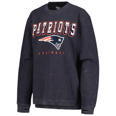 New England Patriots G-III 4Her by Carl Banks Women's Comfy Cord Pullover Sweatshirt Navy | NFL