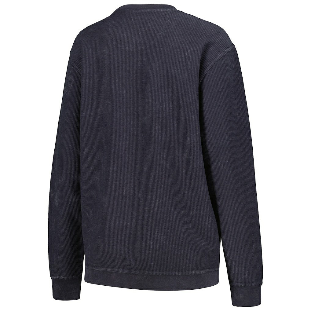 New England Patriots G-III 4Her by Carl Banks Women's Comfy Cord Pullover Sweatshirt Navy | NFL