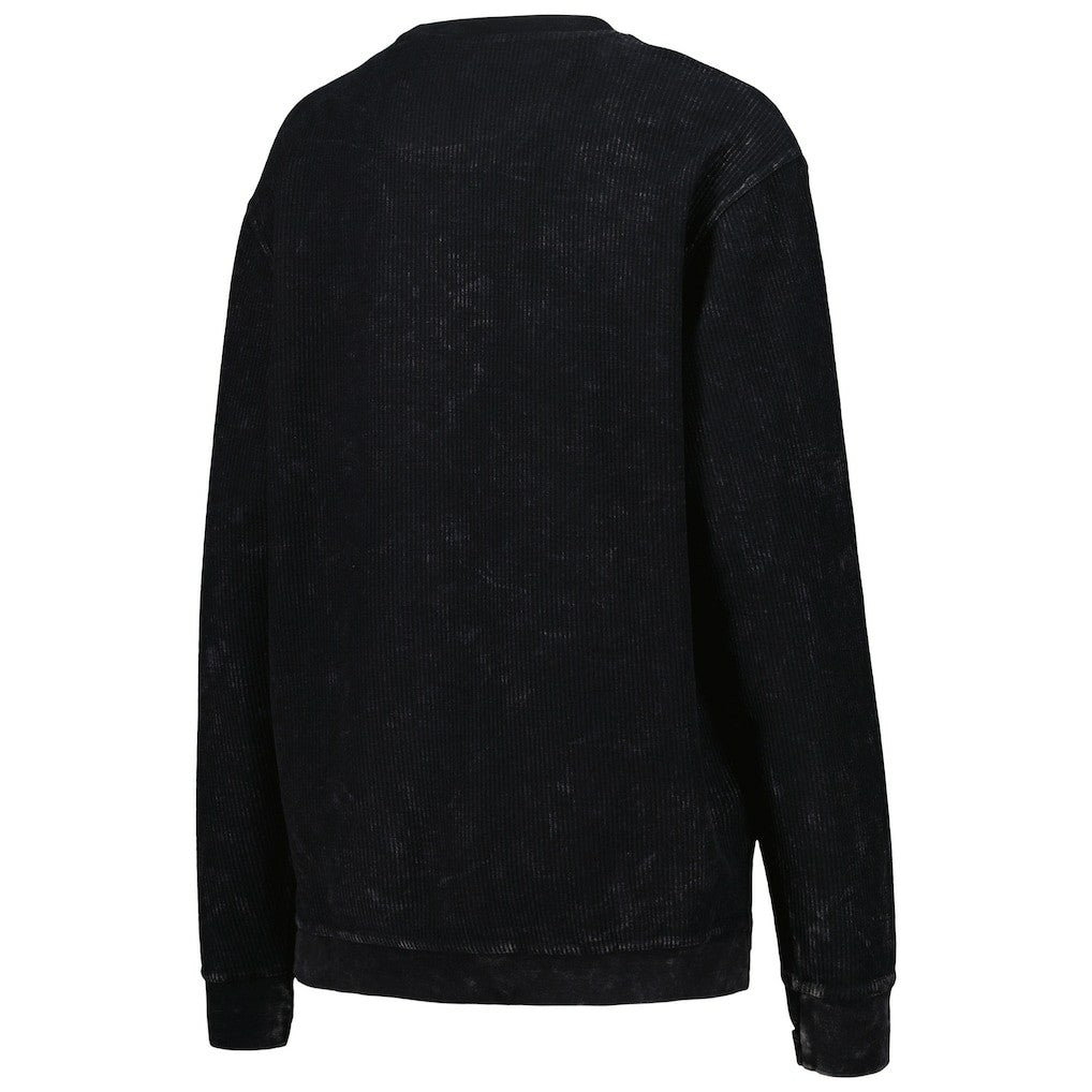 New Orleans Saints G-III 4Her by Carl Banks Women's Comfy Cord Pullover Sweatshirt Black | NFL