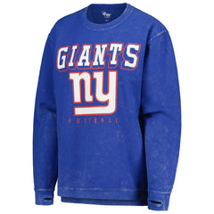 New York Giants G-III 4Her by Carl Banks Women's Comfy Cord Pullover Sweatshirt Royal | NFL