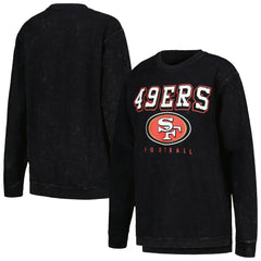 San Francisco 49ers G-III 4Her by Carl Banks Women's Comfy Cord Pullover Sweatshirt Black | NFL