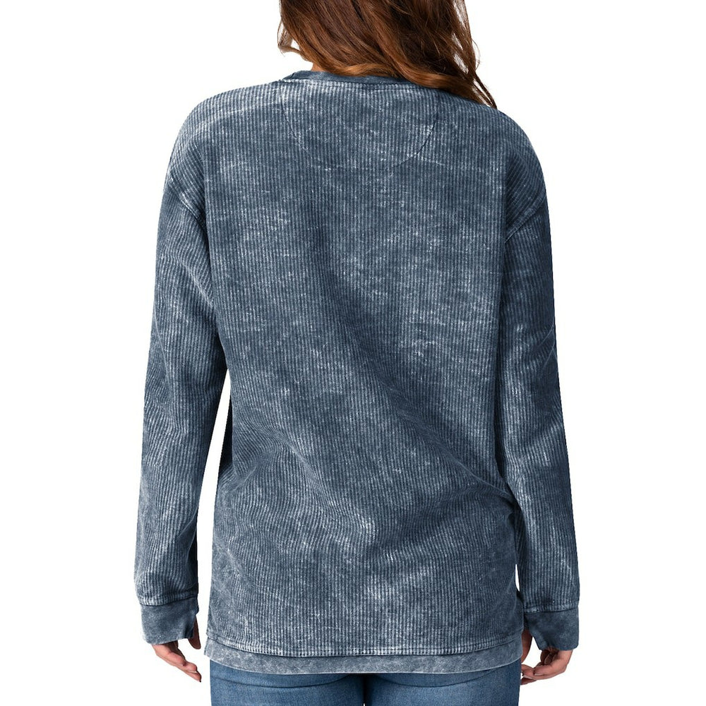 Seattle Seahawks G-III 4Her by Carl Banks Women's Comfy Cord Pullover Sweatshirt College Navy | NFL