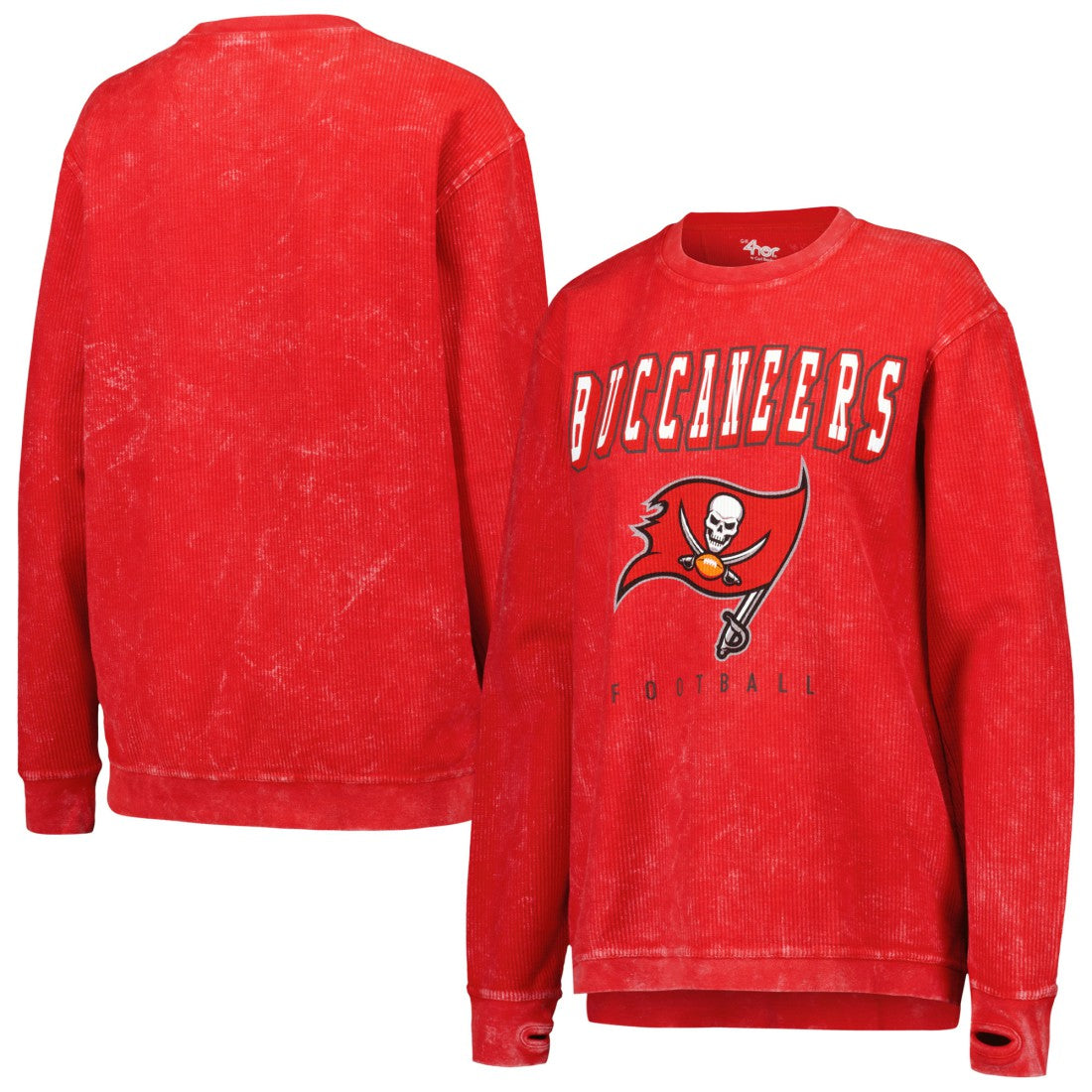 Tampa Bay Buccaneers G-III 4Her by Carl Banks Women's Comfy Cord Pullover Sweatshirt Red | NFL