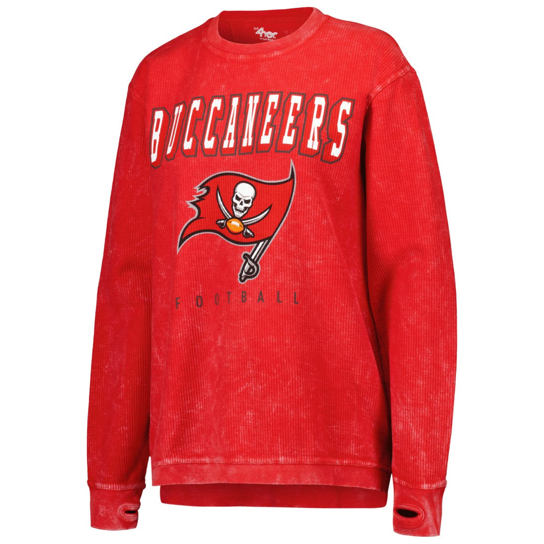Tampa Bay Buccaneers G-III 4Her by Carl Banks Women's Comfy Cord Pullover Sweatshirt Red | NFL