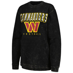 Washington Commanders G-III 4Her by Carl Banks Women's Comfy Cord Pullover Sweatshirt Black | NFL