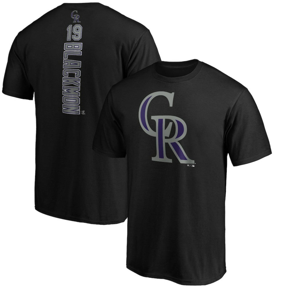 Charlie Blackmon Colorado Rockies Playmaker Name & Number T-Shirt - MLB