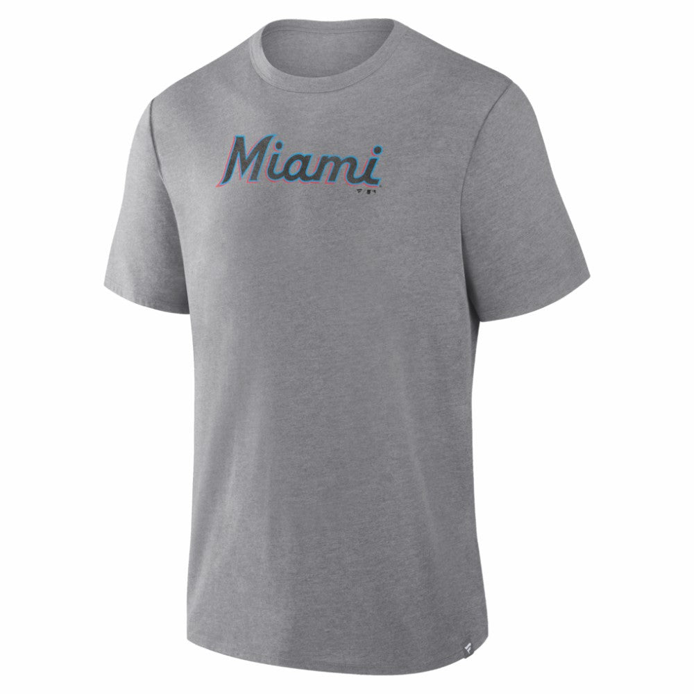Miami Marlins Fanatics Play Tribute Tri-Blend T-Shirt - MLB