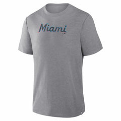 Miami Marlins Fanatics Play Tribute Tri-Blend T-Shirt - MLB