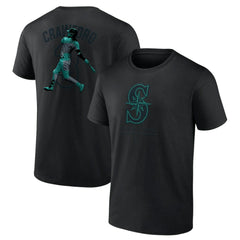 J.P. Crawford Seattle Mariners Double Play Name & Number T-Shirt - MLB