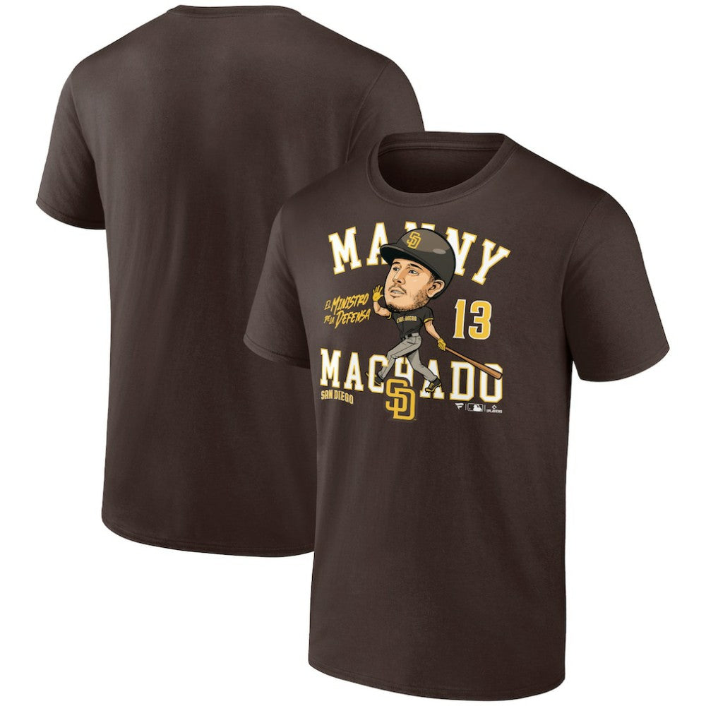 Manny Machado San Diego Padres Caricature T-Shirt - MLB