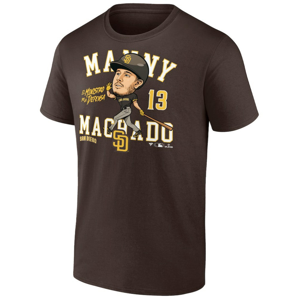 Manny Machado San Diego Padres Caricature T-Shirt - MLB
