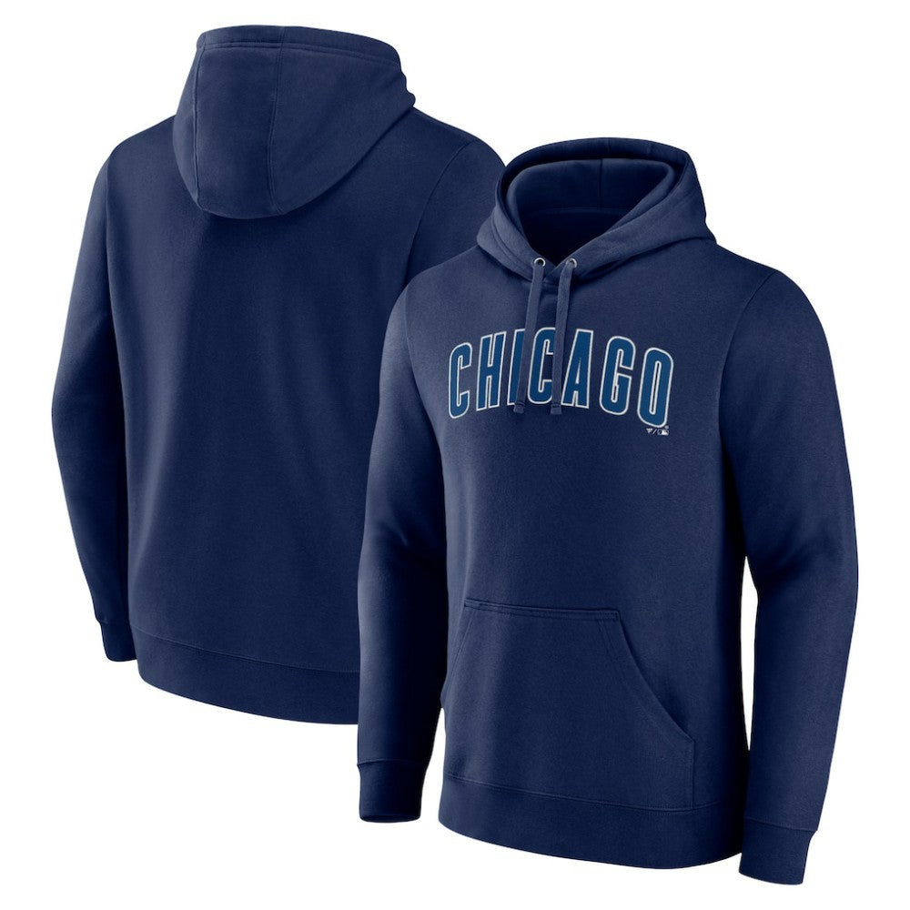 Chicago Cubs Official Wordmark Pullover Hoodie - MLB