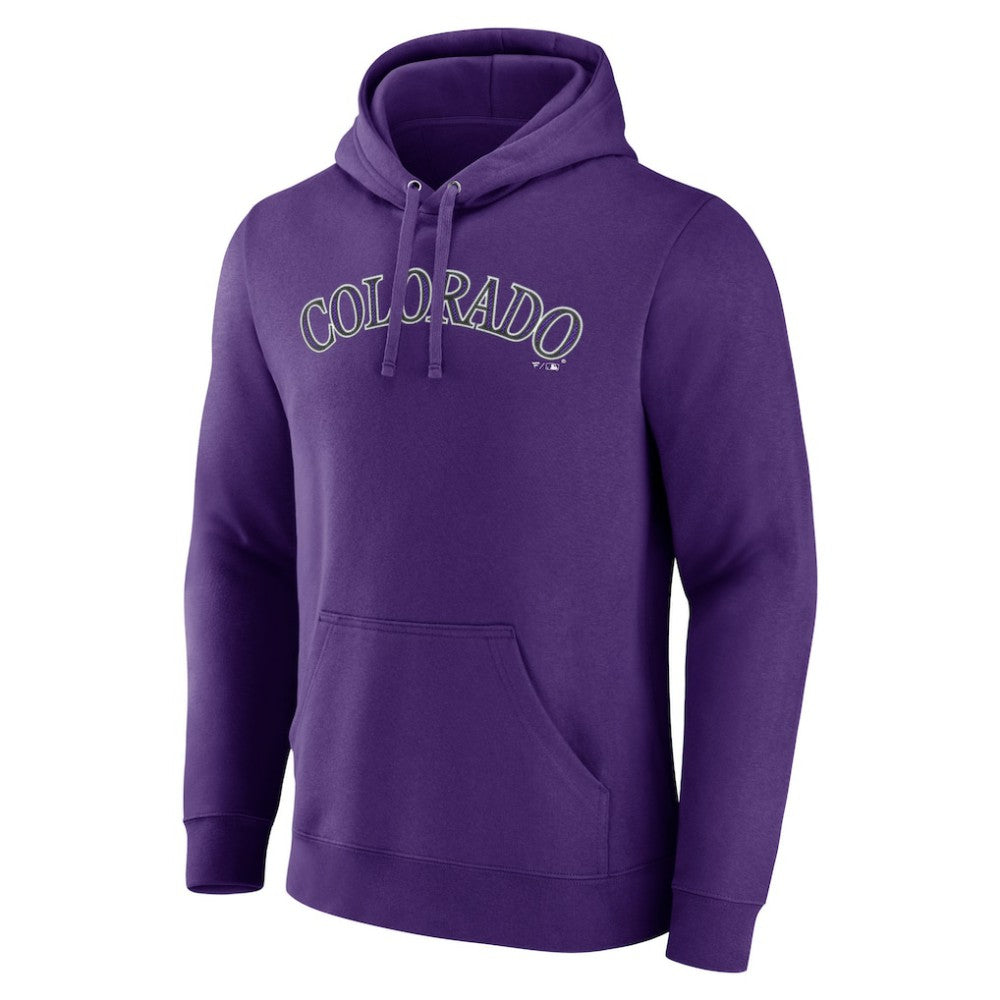 Colorado Rockies Official Wordmark Pullover Hoodie - MLB