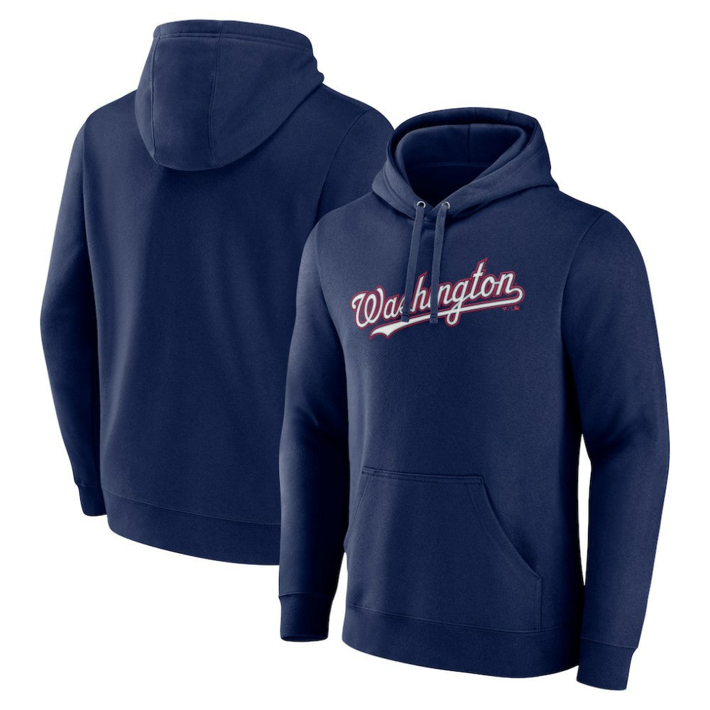 Washington Nationals Official Wordmark Pullover Hoodie - MLB