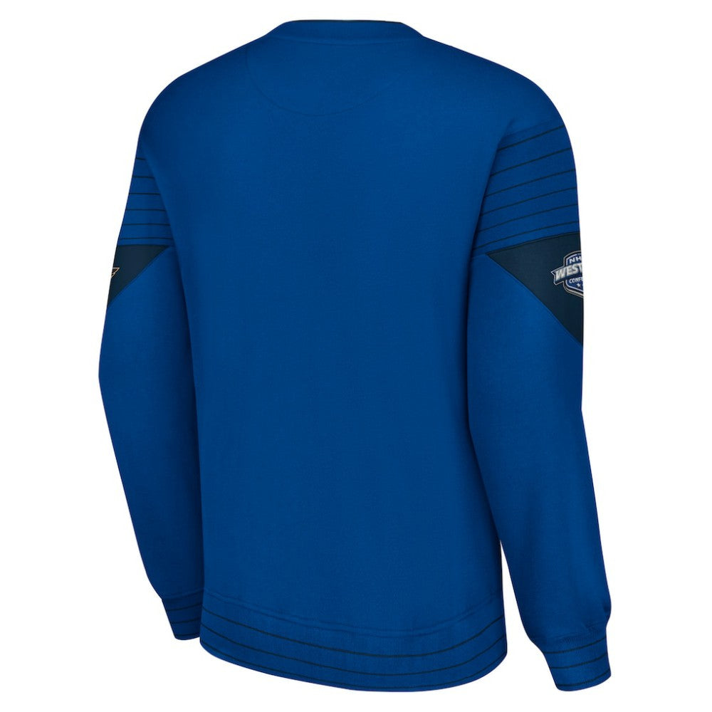 St. Louis Blues Starter Faceoff Pullover Sweatshirt - Blue - NHL