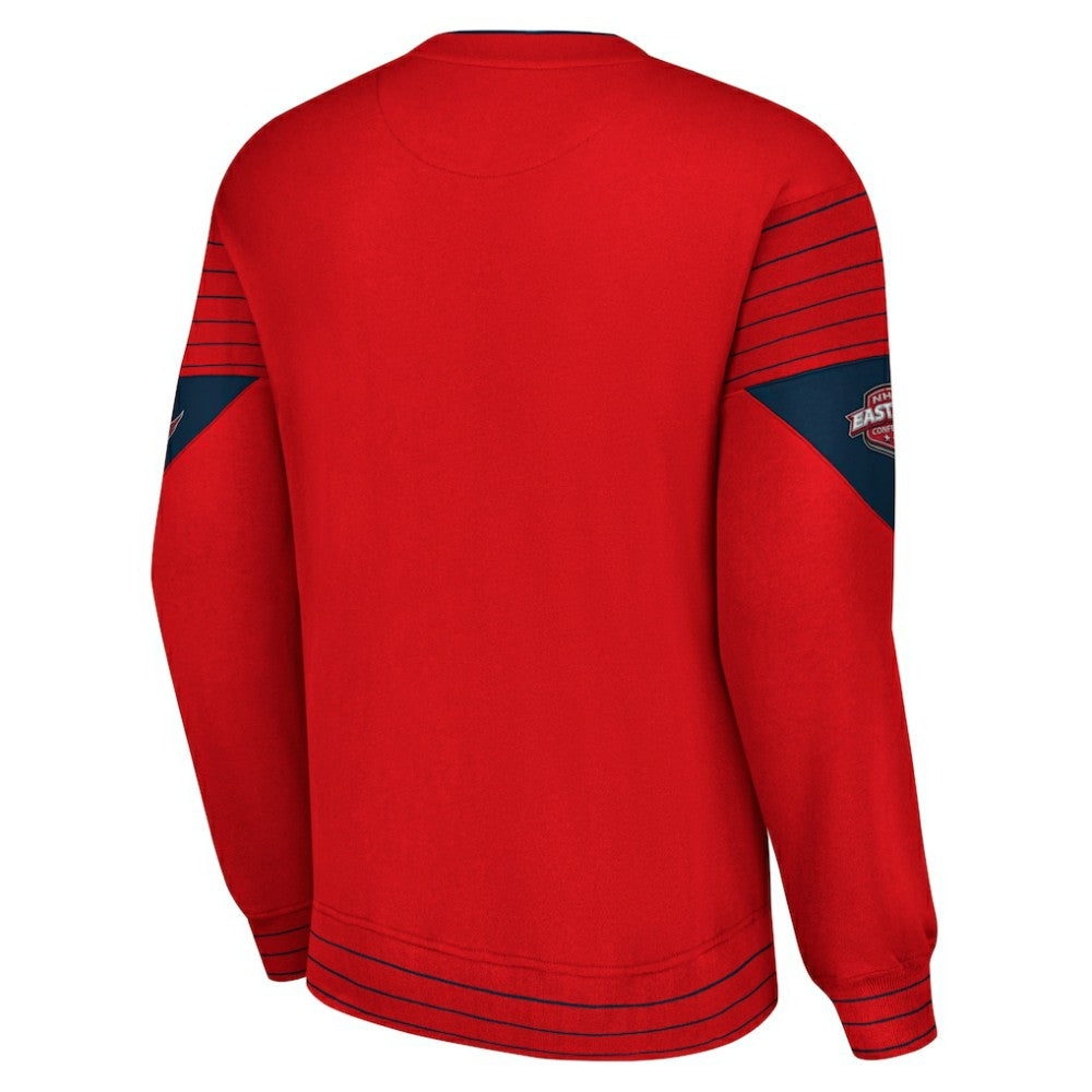 Washington Capitals Starter Faceoff Pullover Sweatshirt - Red - NHL