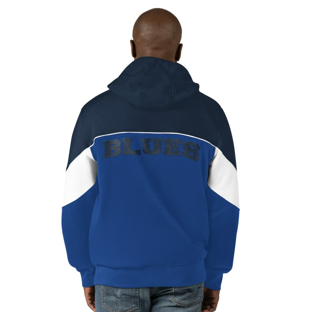 St. Louis Blues Starter Power Forward Full-Zip Hoodie - Blue/Navy - NHL