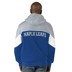 Toronto Maple Leafs Starter Power Forward Full-Zip Hoodie - Blue/Gray - NHL