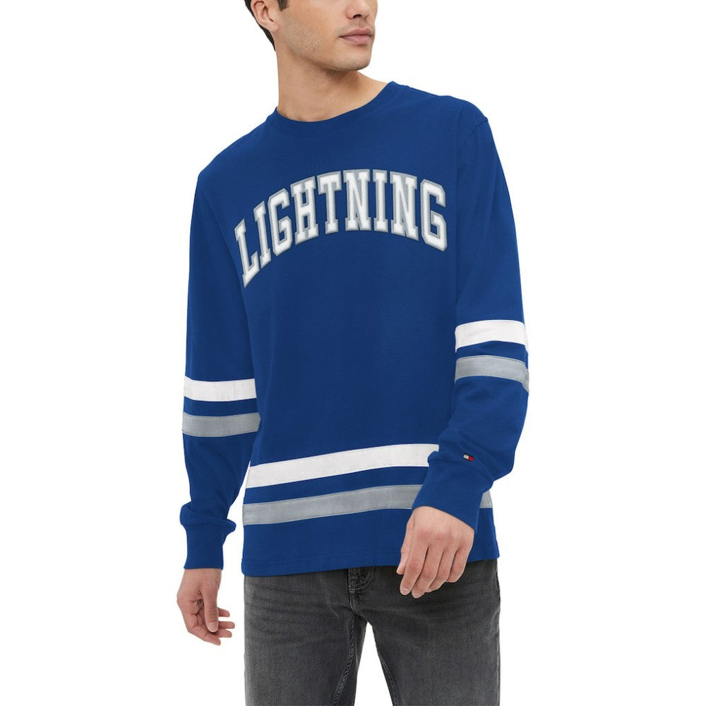 Tampa Bay Lightning Tommy Hilfiger Nolan Long Sleeve T-Shirt - Blue - NHL