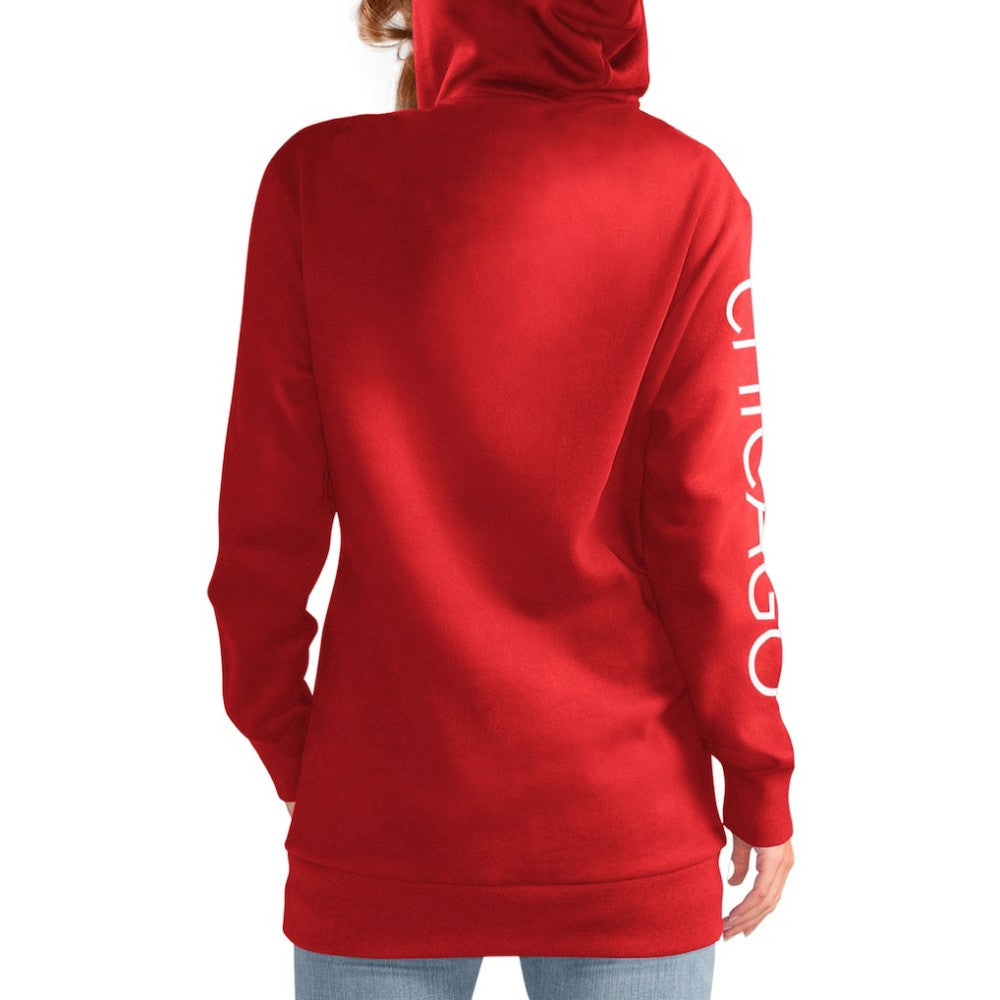 Chicago Blackhawks G-III 4Her by Carl Banks Women's Overtime Pullover Hoodie - Red - NHL