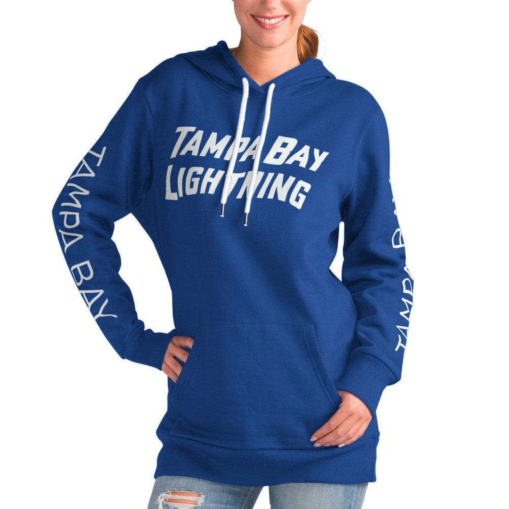 Tampa Bay Lightning G-III 4Her by Carl Banks Women's Overtime Pullover Hoodie - Blue - NHL